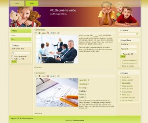 Free WordPress šablona – téma děti