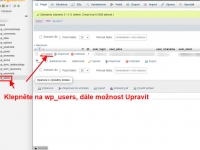 Jak na změnu hesla uživatele WordPressu v MySQL administraci